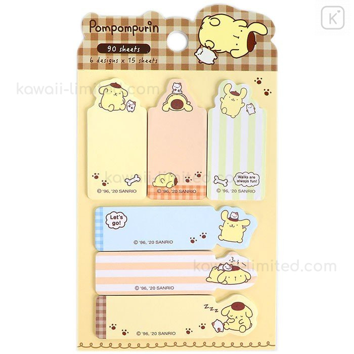 Japan Sanrio Sticky Notes Set - Pompompurin | Kawaii Limited