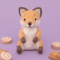 Japan Hamanaka Wool Needle Felting Kit - Fox : Sit - 1