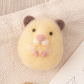 Japan Hamanaka Akurene Pom Pom Craft Kit - Hamster Brooch - 1