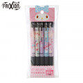 Japan Sanrio FriXion Ball Knock Erasable Gel Pen 5pcs Set - My Melody - 1