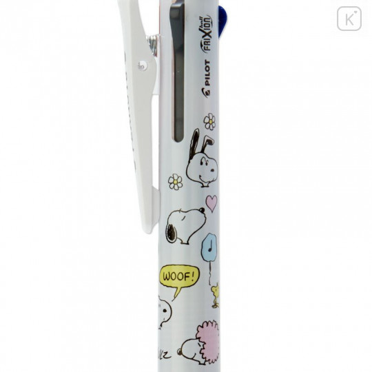 Japan Snoopy FriXion Erasable 3 Color Multi Gel Pen - 4