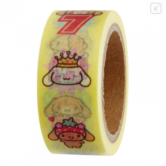 Japan Sanrio Washi Paper Masking Tape Set with Slot Machine Cutter - Cinnamoroll - 3