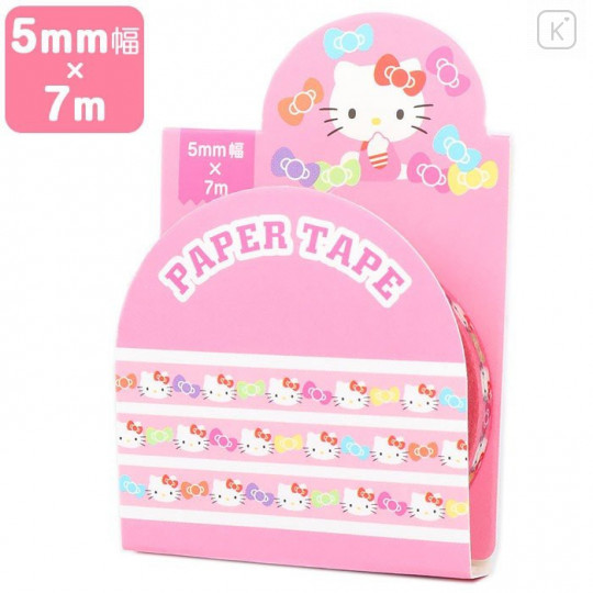 Japan Sanrio Washi Paper Masking Tape - Hello Kitty - 1