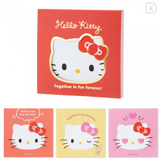 Japan Sanrio Square Memo Pad - Hello Kitty - 1