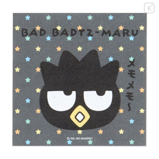 Japan Sanrio Square Memo Pad - Bad Badtz-maru : Face - 5