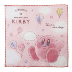 Japan Kirby Embroidery Handkerchief Wash Towel - Sunshine
