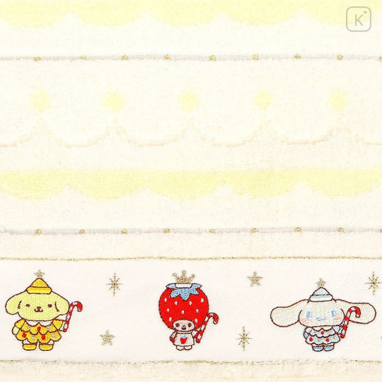 Japan Sanrio Untwisted Thread Petit Towel - Fairy White - 2