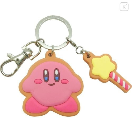 Japan Kirby Metal Charm Key Chain - Star - 1