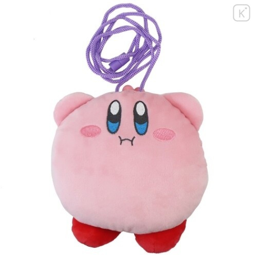 Japan Kirby Plush Neck Pouch Bag - 1