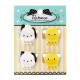 Japan Sanrio Mini Hair Claw Clip 4pcs - Pochacco