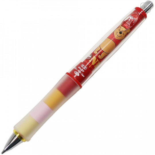 Japan Disney Dr. Grip Play Border Shaker Mechanical Pencil - Pooh / Honey - 3