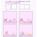 Japan Sanrio Sticker Memo Roll Tape - Sanrio Family - 5
