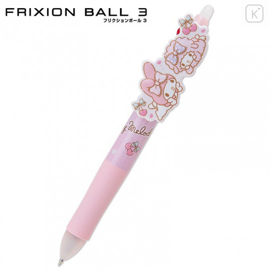 Japan Sanrio FriXion Ball 3 Color Multi Erasable Gel Pen - My Melody - 1