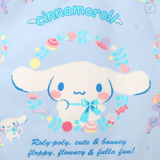 Japan Sanrio Drawstring Bag with Handle - Cinnamoroll & Unicorn - 4
