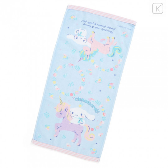 Japan Sanrio Face Towel - Cinnamoroll & Unicorn - 1