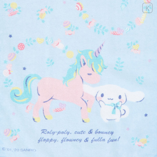Japan Sanrio Face Towel - Cinnamoroll & Unicorn - 3