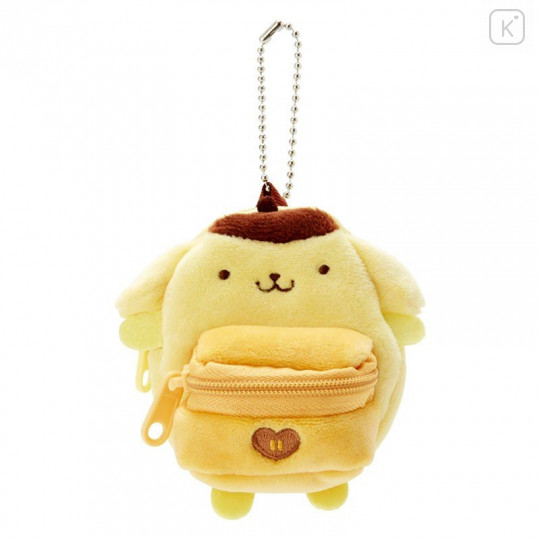 Japan Sanrio Mini Backpack Mascot Keychain - Pompompurin - 1