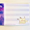 Japan Pokemon Mini Notepad - Pikachu Star Night - 4