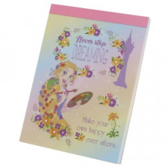 Japan Disney Mini Notepad - Rapunzel Never Stop Dreaming