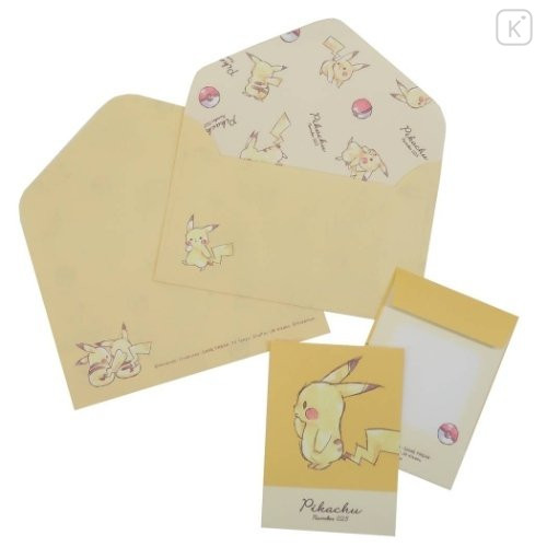 Japan Pokemon Mini Letter Set - Pikachu number025 - 3