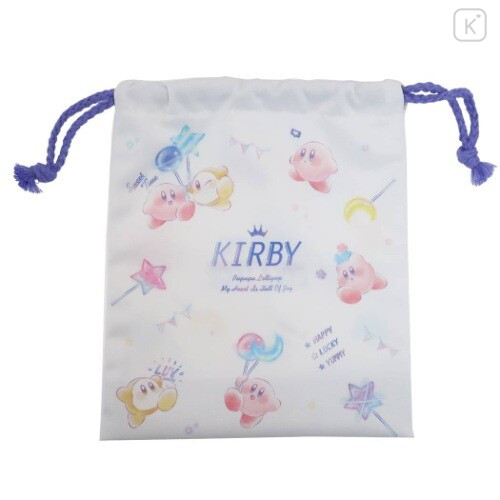 Japan Nintendo Drawstring Bag - Kirby Lollipop - 1