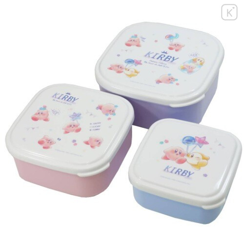 Japan Kirby Bento Lunch Box Set - Lollipop - 1