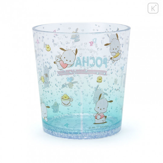 Japan Sanrio Clear Plastic Tumbler - Pochacco - 2