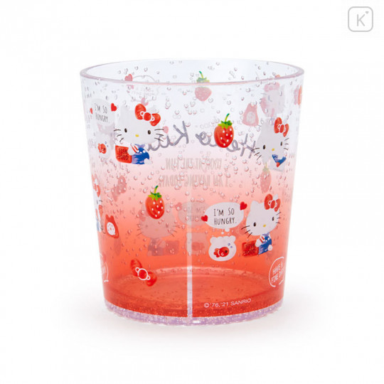 Japan Sanrio Clear Plastic Tumbler - Hello Kitty - 2