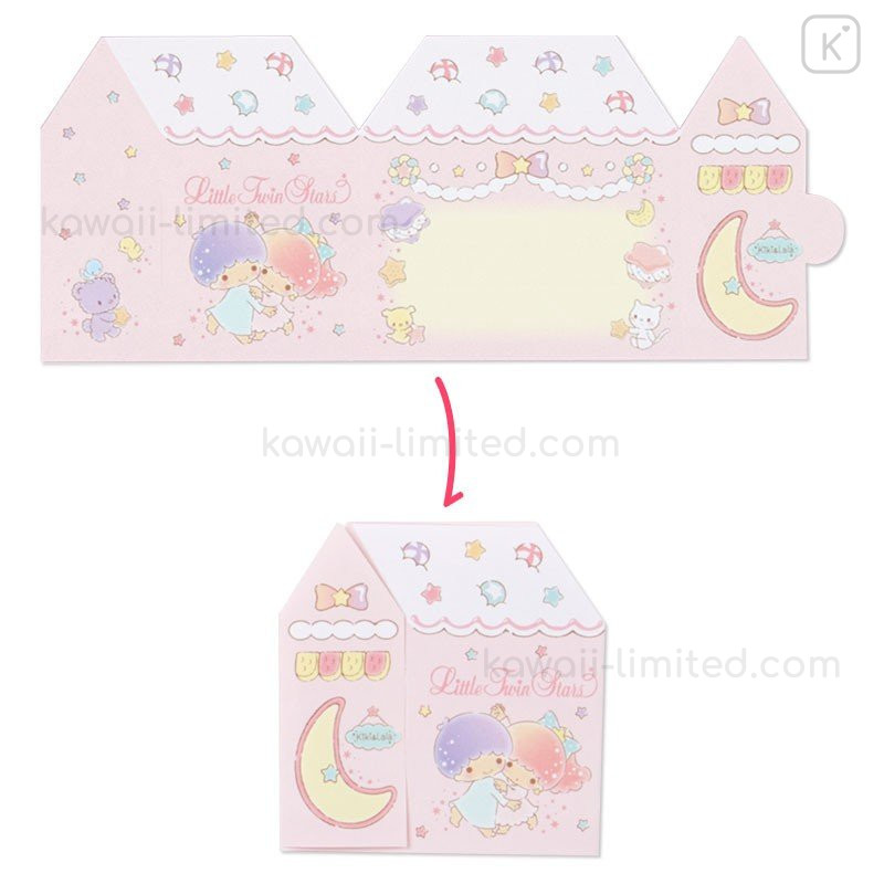 Sanrio Little Twin Stars mini Letter Memo 5 styles set Reg Ship Made in Japan