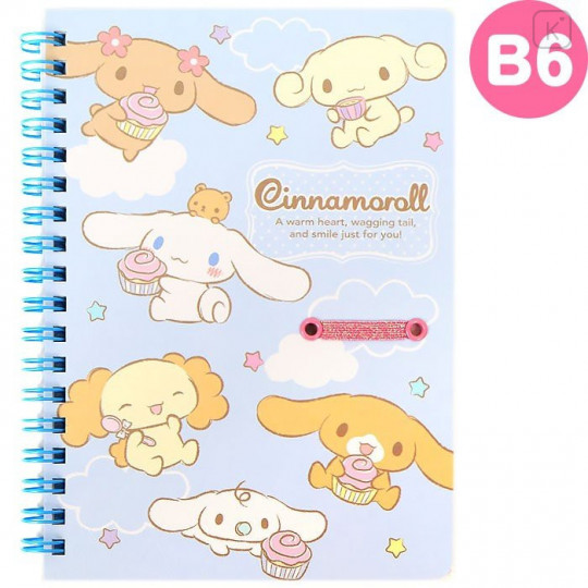 Japan Sanrio B6 Twin Ring Notebook - Cinnamoroll - 1