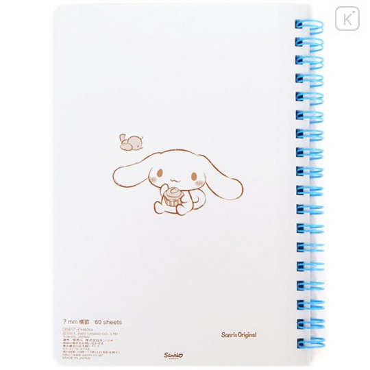 Japan Sanrio B6 Twin Ring Notebook - Cinnamoroll - 2