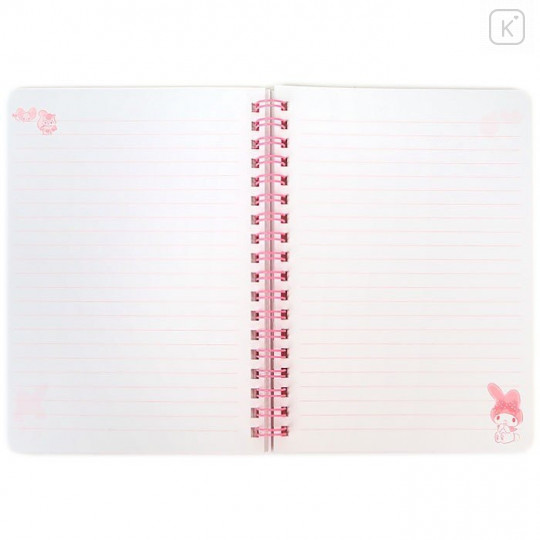 Japan Sanrio B6 Twin Ring Notebook - My Melody - 4