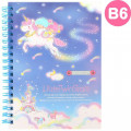Japan Sanrio B6 Twin Ring Notebook - Little Twin Stars - 1