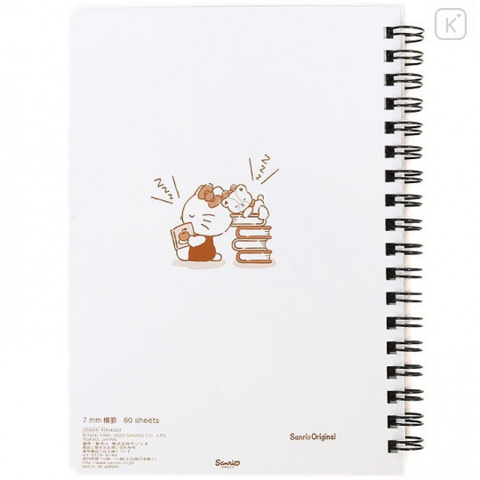 Japan Sanrio B6 Twin Ring Notebook - Hello Kitty - 2