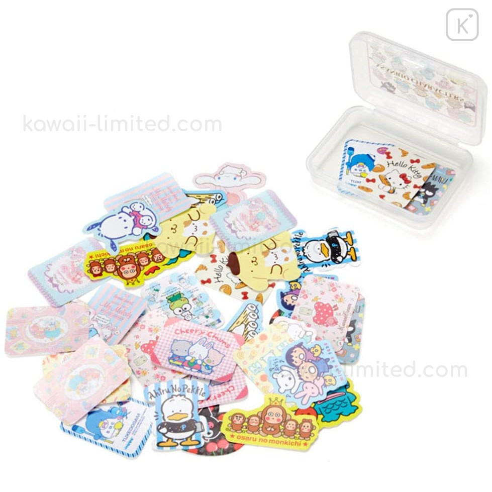 Japan Sanrio Sticker With Case - Sanrio Family | Kawaii Limited