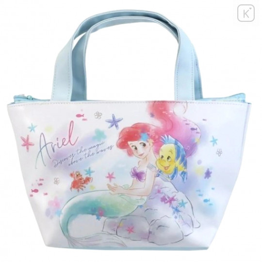 Japan Disney Tote Bag with Insulation Pouch - Ariel Sunny Days - 1