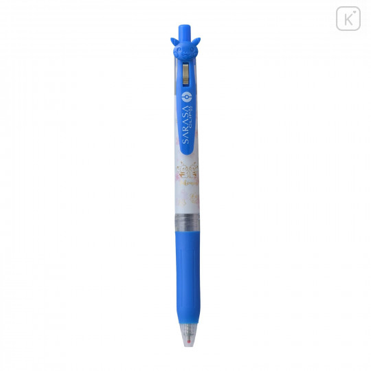 Japan Pokemon Sarasa Clip Gel Pen - Pikachu & Cherrim / Cobalt Blue - 1