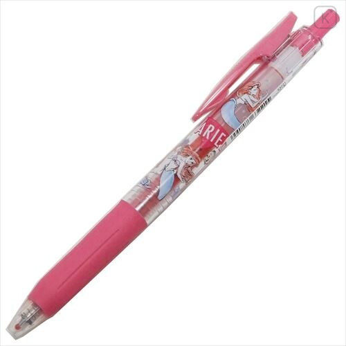 Japan Disney Sarasa Clip 0.5mm Gel Pen - Ariel / Pink - 1