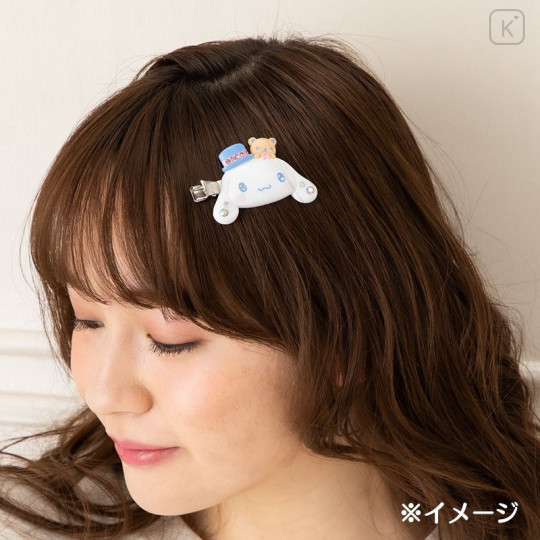 Japan Sanrio Hair Clips DX Set - Cinnamoroll - 5