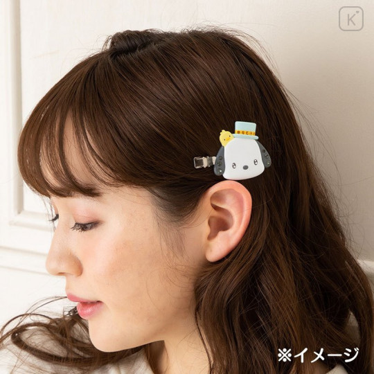 Japan Sanrio Hair Clips DX Set - Pochacco - 5