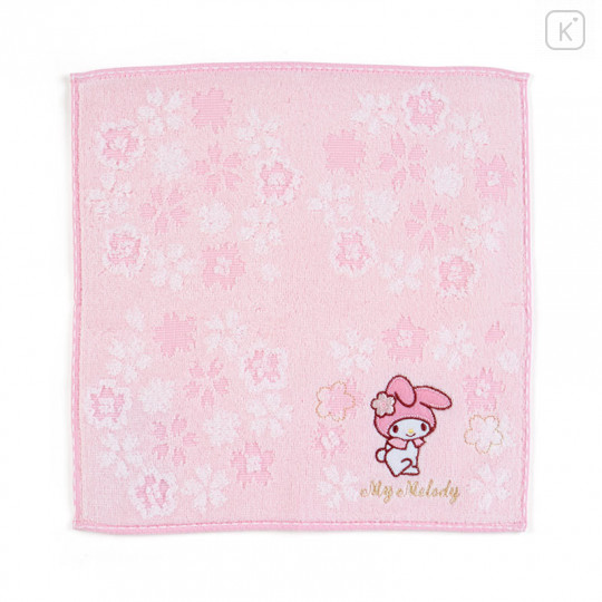 Japan Sanrio Sakura Handkerchief Petit Towel - My Melody - 1