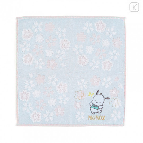 Japan Sanrio Sakura Handkerchief Petit Towel - Pochacco - 1