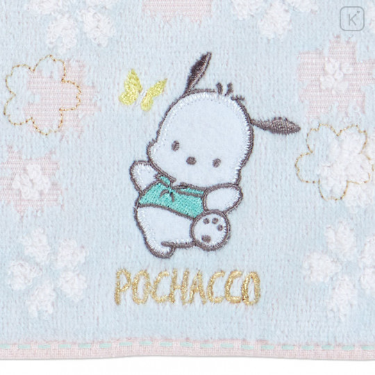Japan Sanrio Sakura Handkerchief Petit Towel - Pochacco - 2