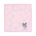 Japan Sanrio Sakura Handkerchief Petit Towel - Kuromi - 1