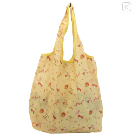 Japan Disney Smart Eco Shopping Bag - Winnie the Pooh / Yellow - 1