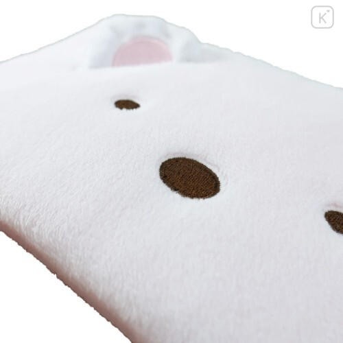 Japan Sumikko Gurashi Stuffy Flat Pouch (M) - Shirokuma - 5