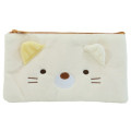 Japan San-X Sumikko Gurashi Stuffy Flat Pouch (M) - Cat - 1