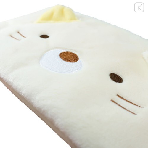 Japan San-X Sumikko Gurashi Stuffy Flat Pouch (M) - Cat - 5
