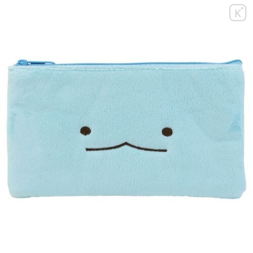 Japan Sumikko Gurashi Stuffy Flat Pouch (M) - Lizard - 1