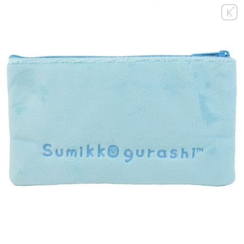 Japan Sumikko Gurashi Stuffy Flat Pouch (M) - Lizard - 4